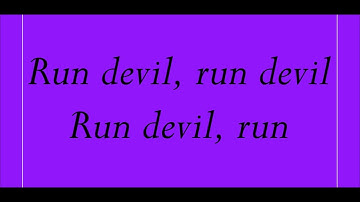 Crowder, Run Devil Run Lyrics