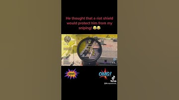 He thought that a riot shield would protect him from my sniping! #warzoneclips #twitchaffiliate #wz
