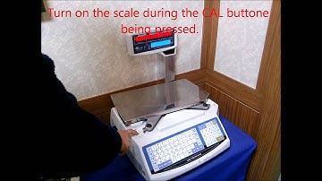 ACOM SCALE NETS [To enter the CAL mode]