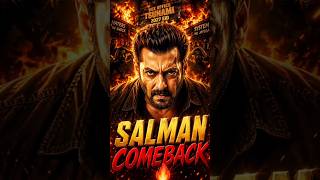 Salman Khan का खतरनाक COMEBACK 😳🔥 2027 Eid पर सिस्टम हिलेगा! #shorts