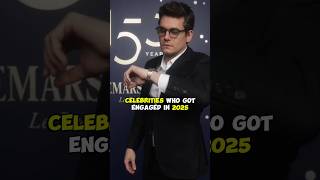 Celebrities who got engaged in 2025 💍 #shorts #youtubeshorts #celebsshorts