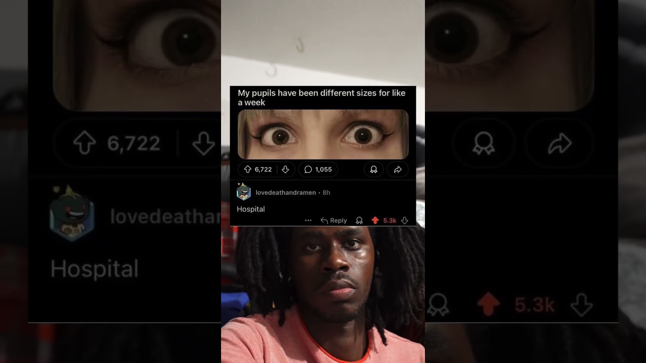 Размер моих зрачков меняется уже около недели.