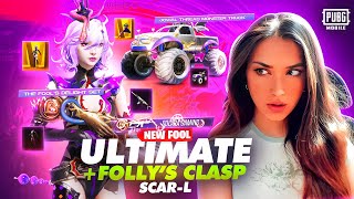 NEW FOOL'S DELIGHT ULTIMATE SET || FOOL'S BLESSING OPENING || FOLLY'S CLASP SCAR-L || PUBG MOBILE