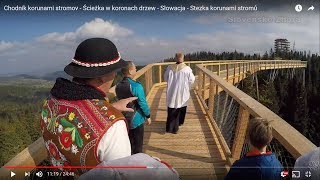 Chodník korunami stromov - Ścieżka w koronach drzew - Słowacja - Stezka korunami stromů