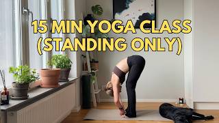 15 Min Standing-Only Morning Hatha Class | Golden Hour #66