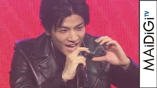 三代目JSB岩ちゃんのハートポーズに会場興奮！サプライズCM秘話も明かす　「11月11日 ポッキー＆プリッツの日 シェアハピイベント」2
