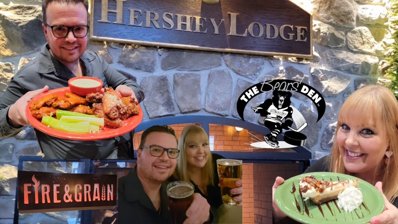 Остановитесь в Hershey Lodge и попробуйте рестораны! Fire & Grain и Bear's Den! 