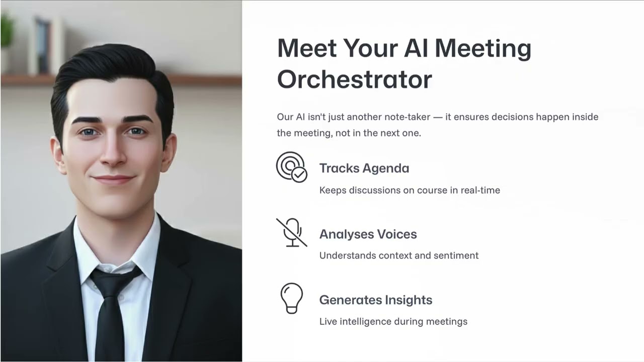 Agentive Ally | The End of Pointless Meetings Starts Here | AI Meeting Orchestrator