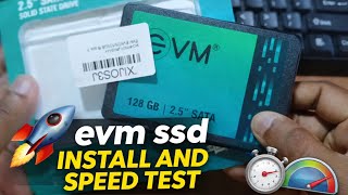 EVM 128GB SATA SSD Unboxing &amp; Speed Test | Best Budget SSD for Laptop &amp; PC?