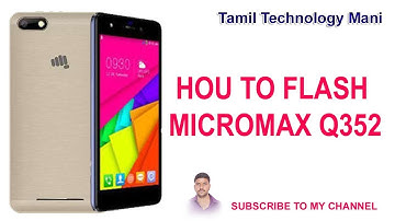 Micromax q352 software flashing Video