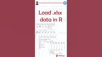 Import excel worksheet .xlsx in R #r #.xlsx #exceldata #rstudio
