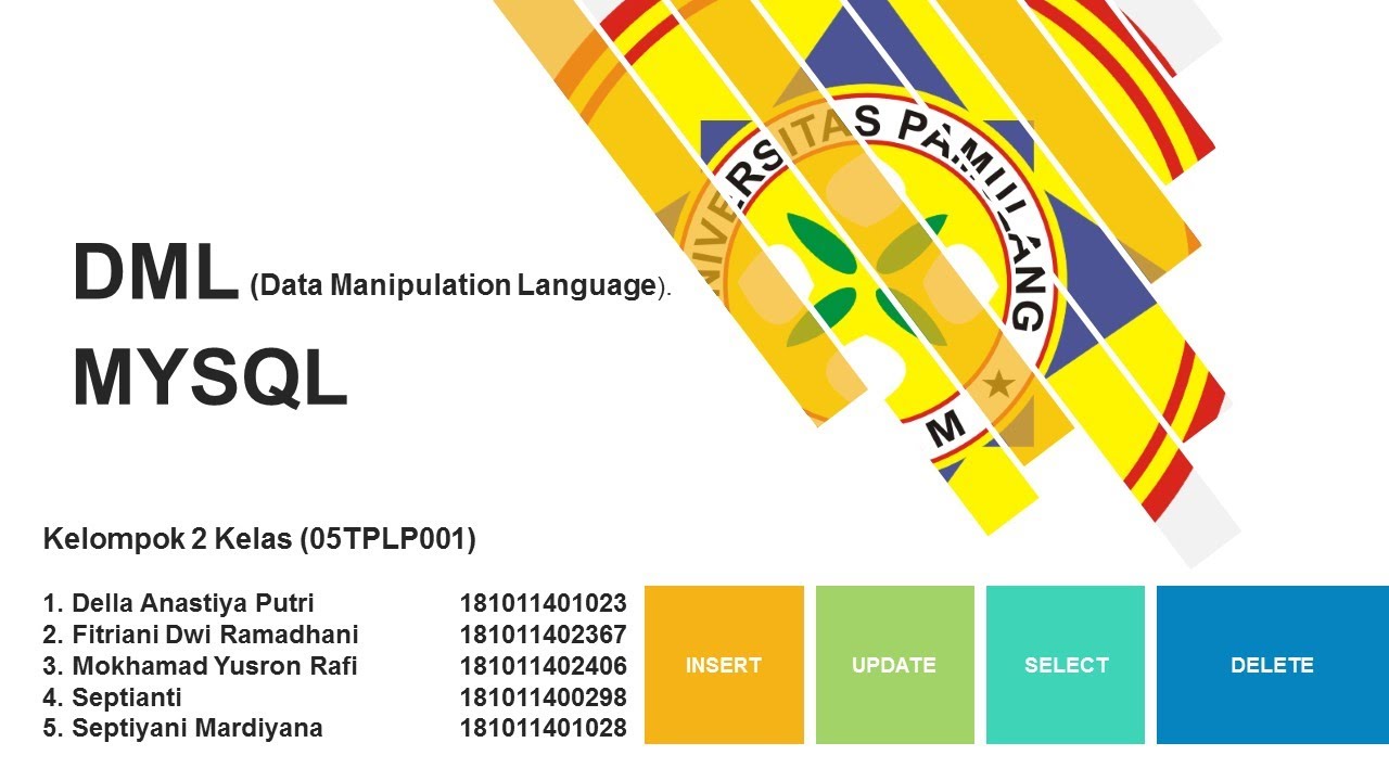 Data Manipulation Language (DML) di MySQL Dengan Query CMD - YouTube