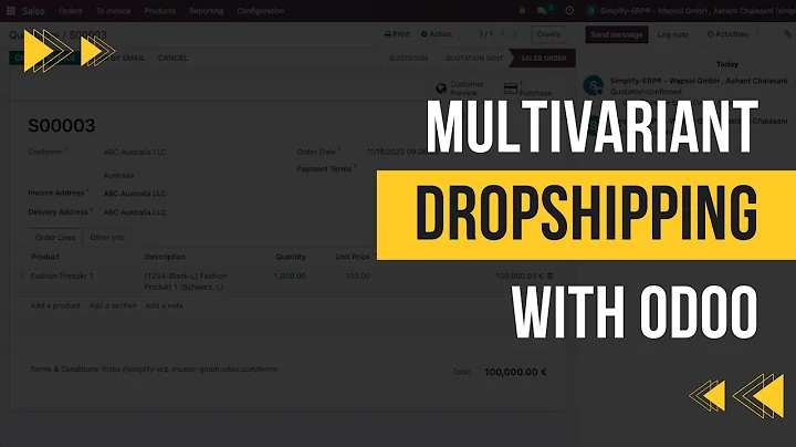 Optimize Dropshipping with Multivariant Configuration in ERP