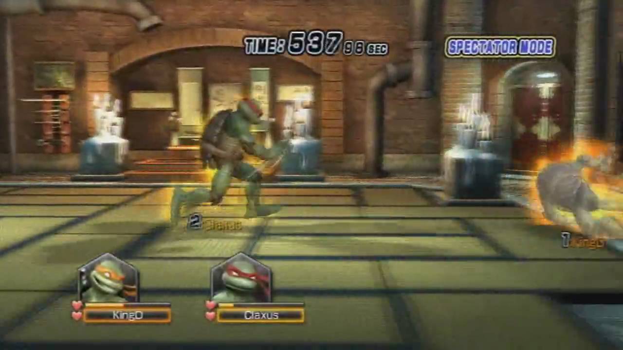 TMNT: Smash-Up - Wi-Fi - Claxus [Rapheal] vs KingDedede16 [Michelangelo]