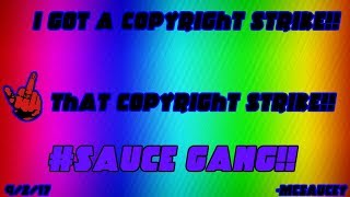 I GOT A COPYRIGHT STRIKE!!