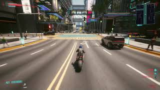 T Pose Motorcycle Glitch [ CYBERPUNK 2077]