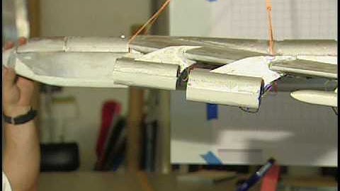 Tims b52 b-52 static thrust test electric RC