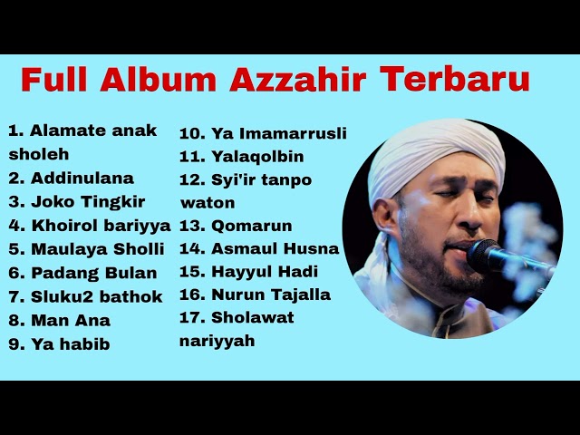 Azzahir full sholawatan terbaru 2023 class=