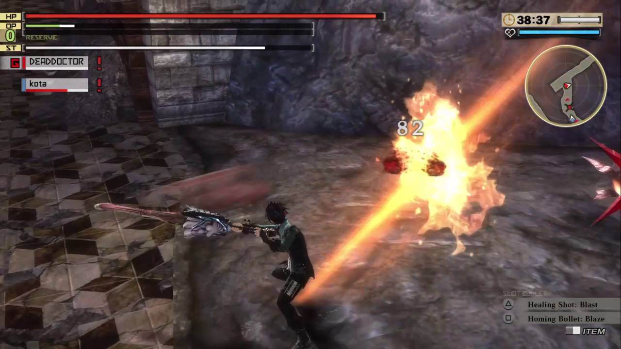 GOD EATER 2 RAGE BURST Aragami clips - Abaddon