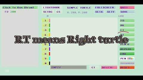 how to make a rectangle || easy || Simple Turtle Logo