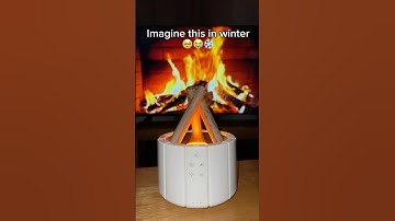 Imagine this in winter🥺😭❄️  #humidifier #diffuser #bonfirediffuser #flamediffuser #aromatherapy