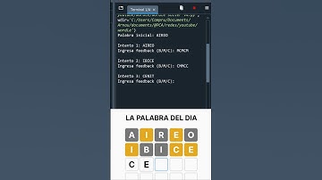 Día 7: Jugando Wordle en Python hasta Perder