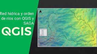 Red hídrica y orden de ríos con QGIS y SAGA