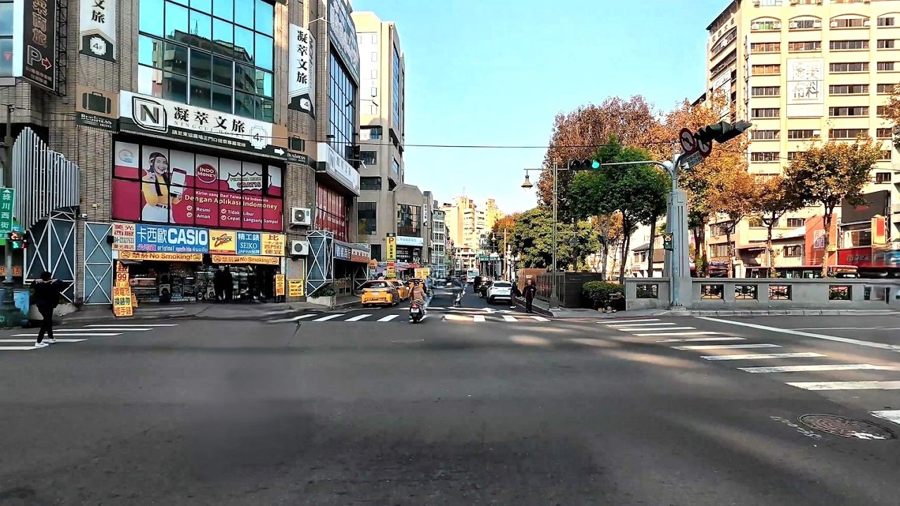 台中綠川西街-東協廣場、假日移工天堂、如置身中南半島4k