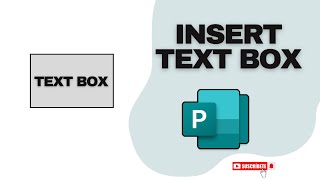 How to Insert Text Box in Publisher Document