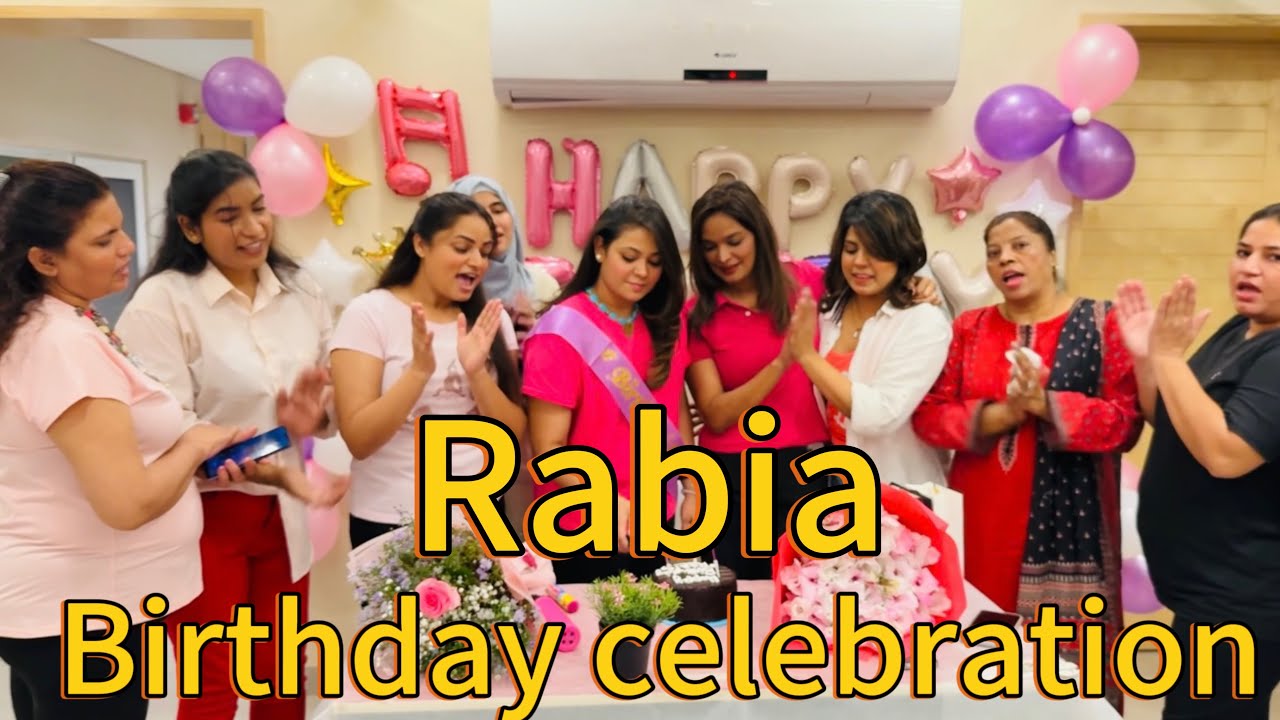 Birthday celebration 2025|| Rabia victor || Misbah addy 