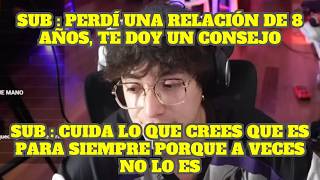 UN SUB QUE TERMINÓ CON SU PAREJA LE DA UN CONSEJO A GLOGLO