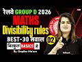 RRB Group D 2026 Maths: Divisibility Rules Practice 📚