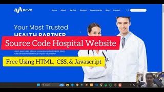 Source Code Hospital Website using HTML, CSS, & Javascript