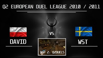 Quake2 EDL #9 Groupstage | David vs wst - 2nd map q2duel5