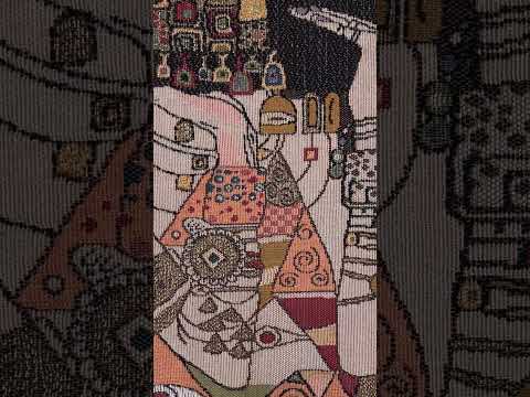 Klimt Or - L'Attente tapestry couch pillows