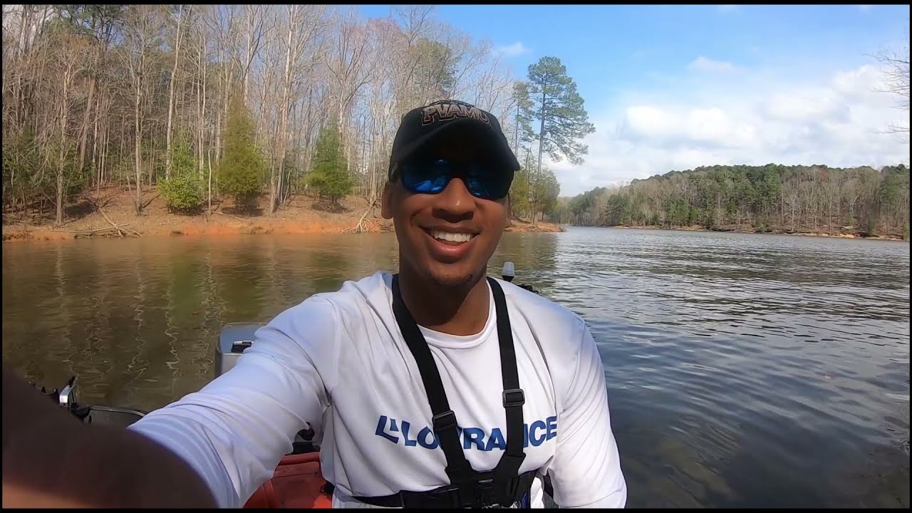 Bass fishing Falls Lake North Carolina NC