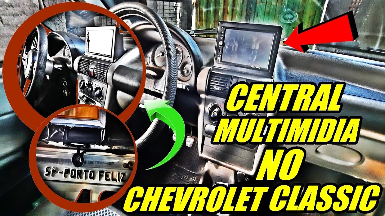INCRÍVEL TEM COMO SIM COLOCAR CENTRAL MULTIMÍDIA NO CLASSIC SEM ...