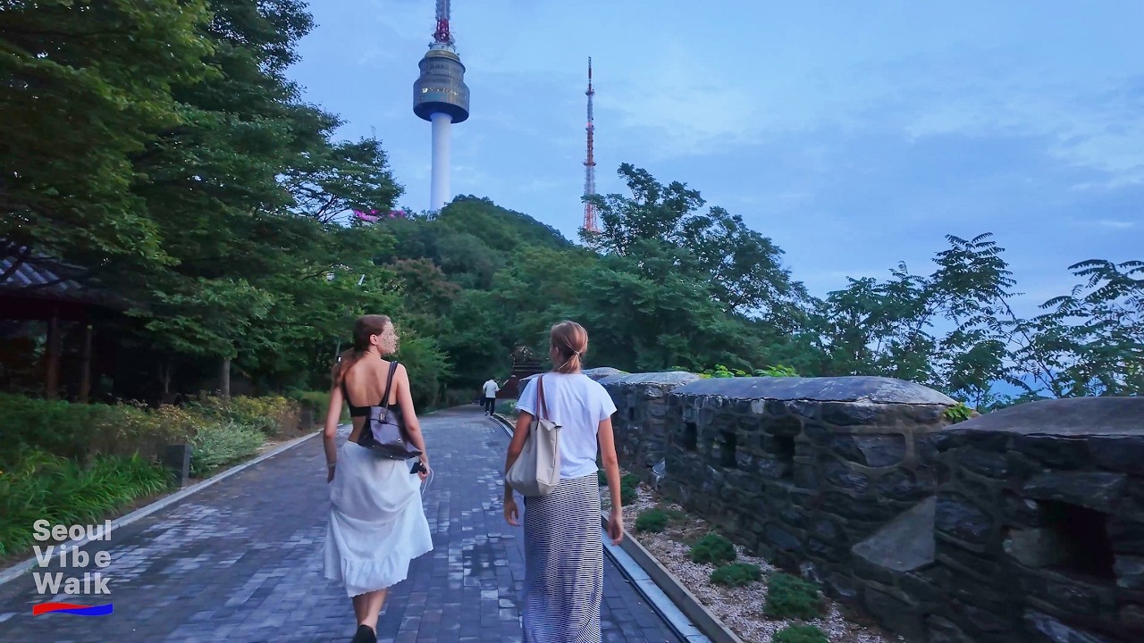 Dynamic Seoul Walking Tour청계천, 명동, 남산 | From Cheonggyecheon to Myeongdong and Namsan Tower (4K HDR)