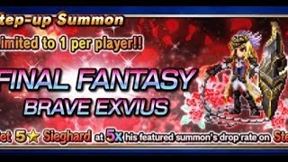 Sieghard Step-Up Summon Review Final Fantasy Brave Exvius Ffbe