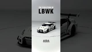 THE EVOLUTION OF LBWK #libertywalk #gtr #tuning #modelcars #scalemodel #minigt