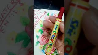 #Itsy Bitsy 48 watercolour pencil review art #shorts #Itsy bitsy #watercolour pencils #review #art