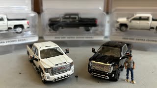 1/64 2022 GMC Sierra 2500HD Denali by Karson Diecast and Greenlight Review