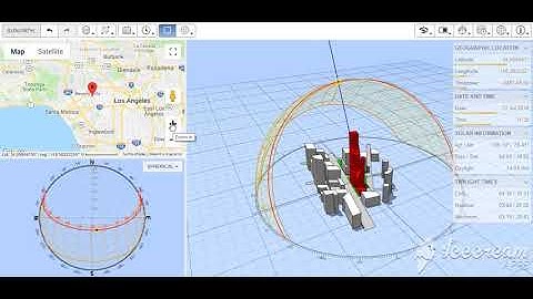 Sun path for Helios House gas station