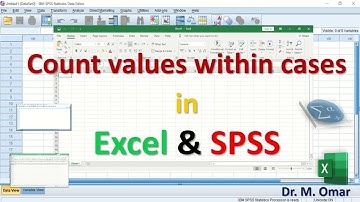 Count values within cases in Excel & SPSS