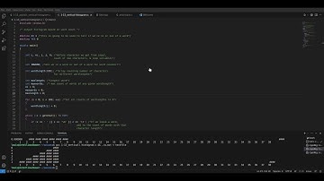 Exercise 1-13 from dennis ritchie