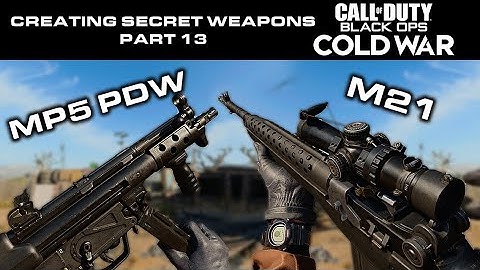 Black Ops Cold War Warzone  - Creating Secret Weapons Part 13