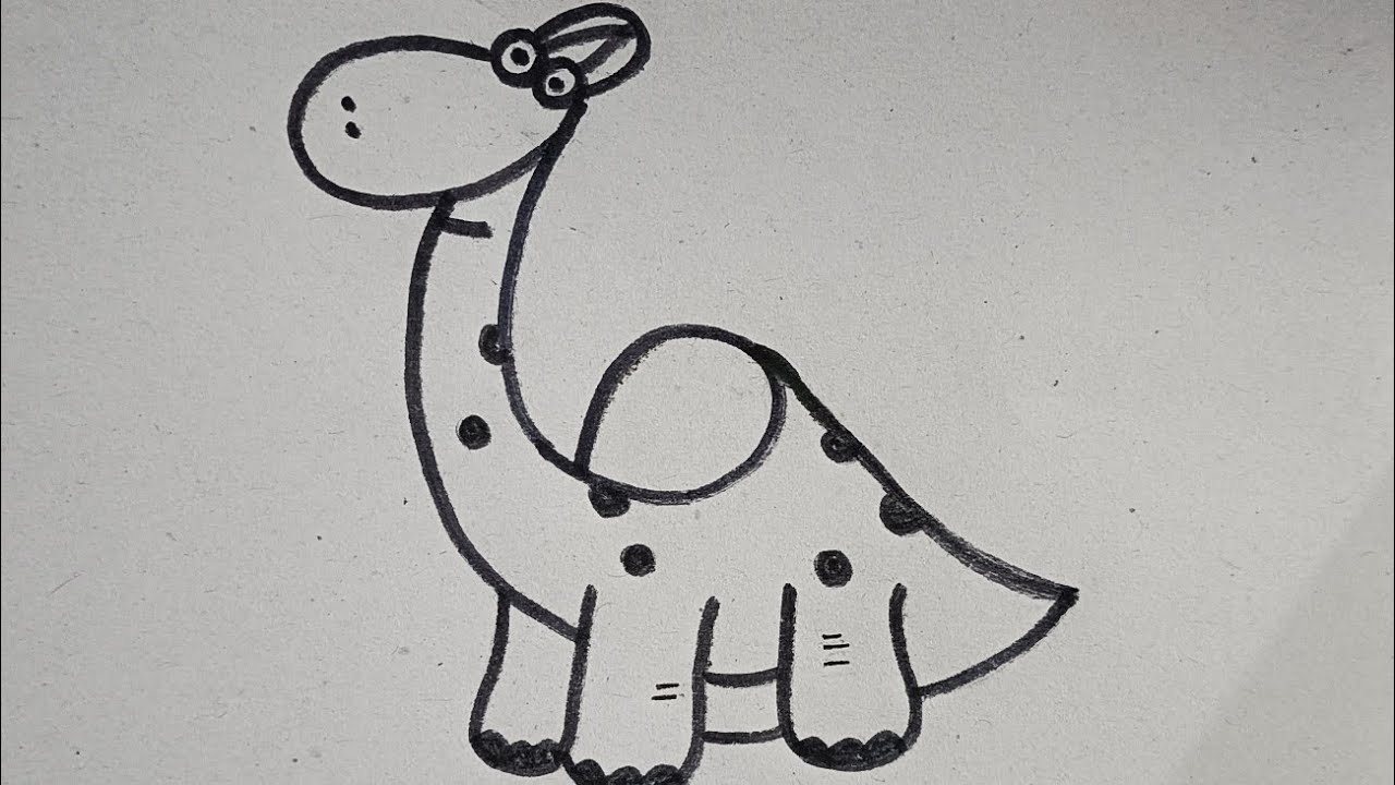 Easy Cute giraffe drawing from 6 number||number drawing for beginners||drawing tutorial||stepbystep