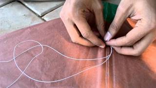 How to Tie Kite Knots  with Jagdish - पतंग में धागा कैसे डाले