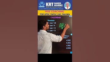 🗓️ Calendar Sum Tnpsc Group 2a Mains Reasoning #tnpsc