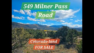 Video Tour - Colorado land FOR SALE - build your barndominium or cabin in our small town. South Fork